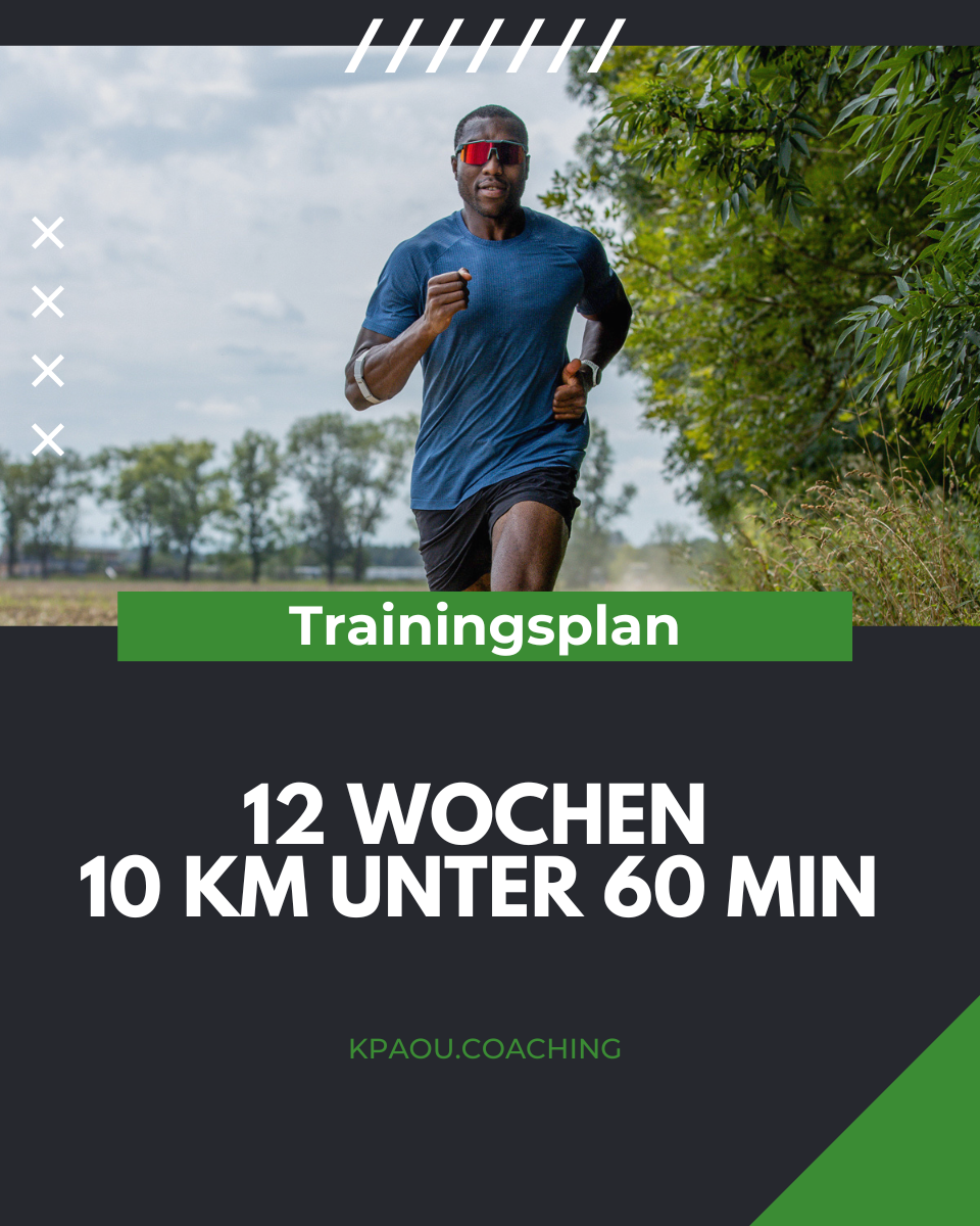 TRAININGSPLAN: 10 km unter 60 Minuten in 12 Wochen