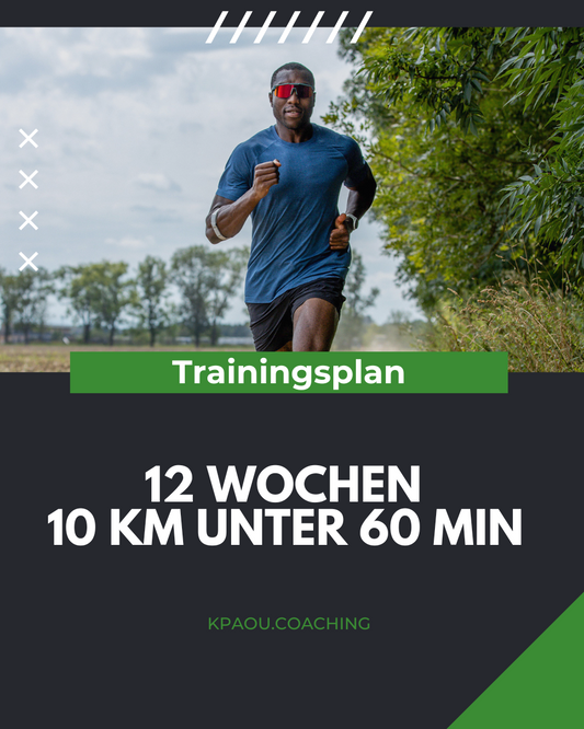 TRAININGSPLAN: 10 km unter 60 Minuten in 12 Wochen