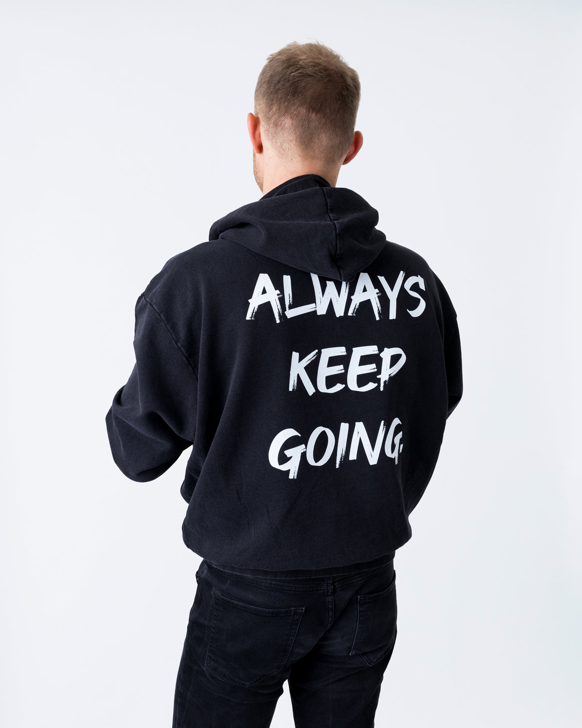 Always keep going Statement Hoodie