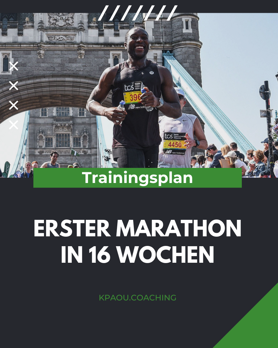 TRAININGSPLAN: Erster Marathon in 16 Wochen